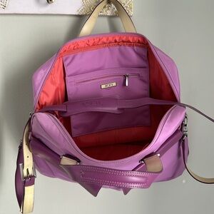 Tumi Pink Lilac and Coral Laptop Bag